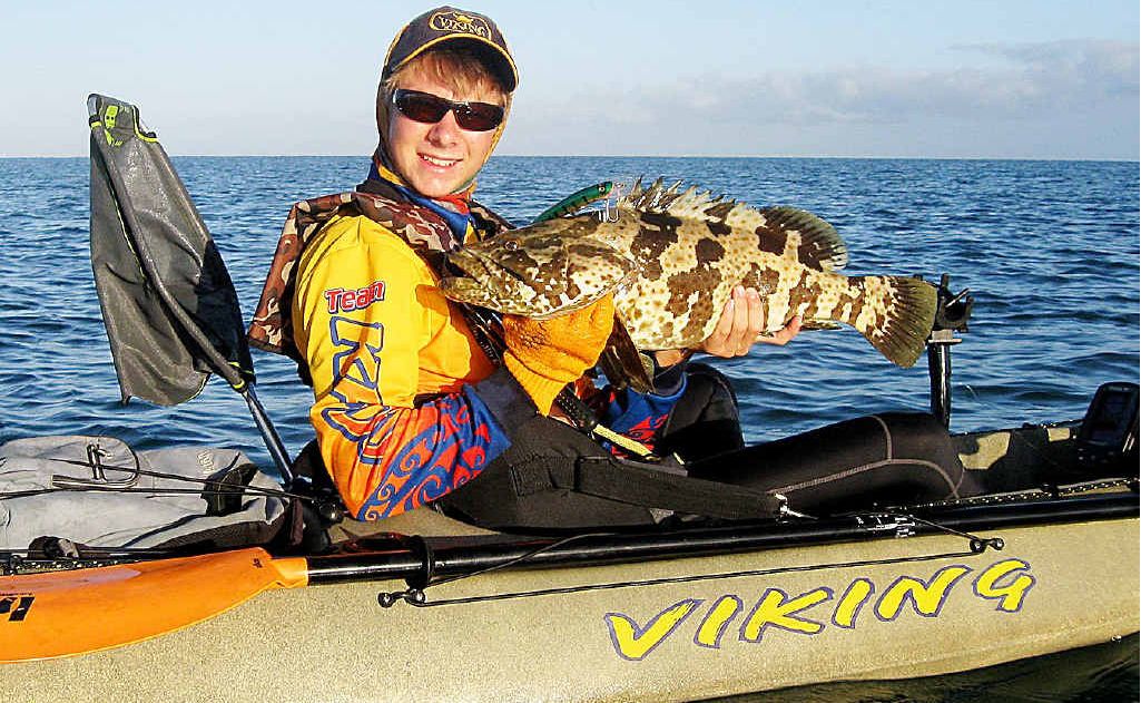 Aidan Robertson is making a habit of catching success through fishing, and (right) the young angler exploring the wonders only found in fresh water. Aidan Robertson is making a habit of catching success through fishing, and (right) the young angler exploring the wonders only found in fresh water.